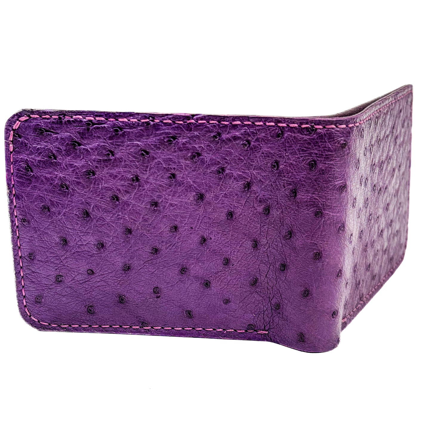 Purple Ostrich Billfold