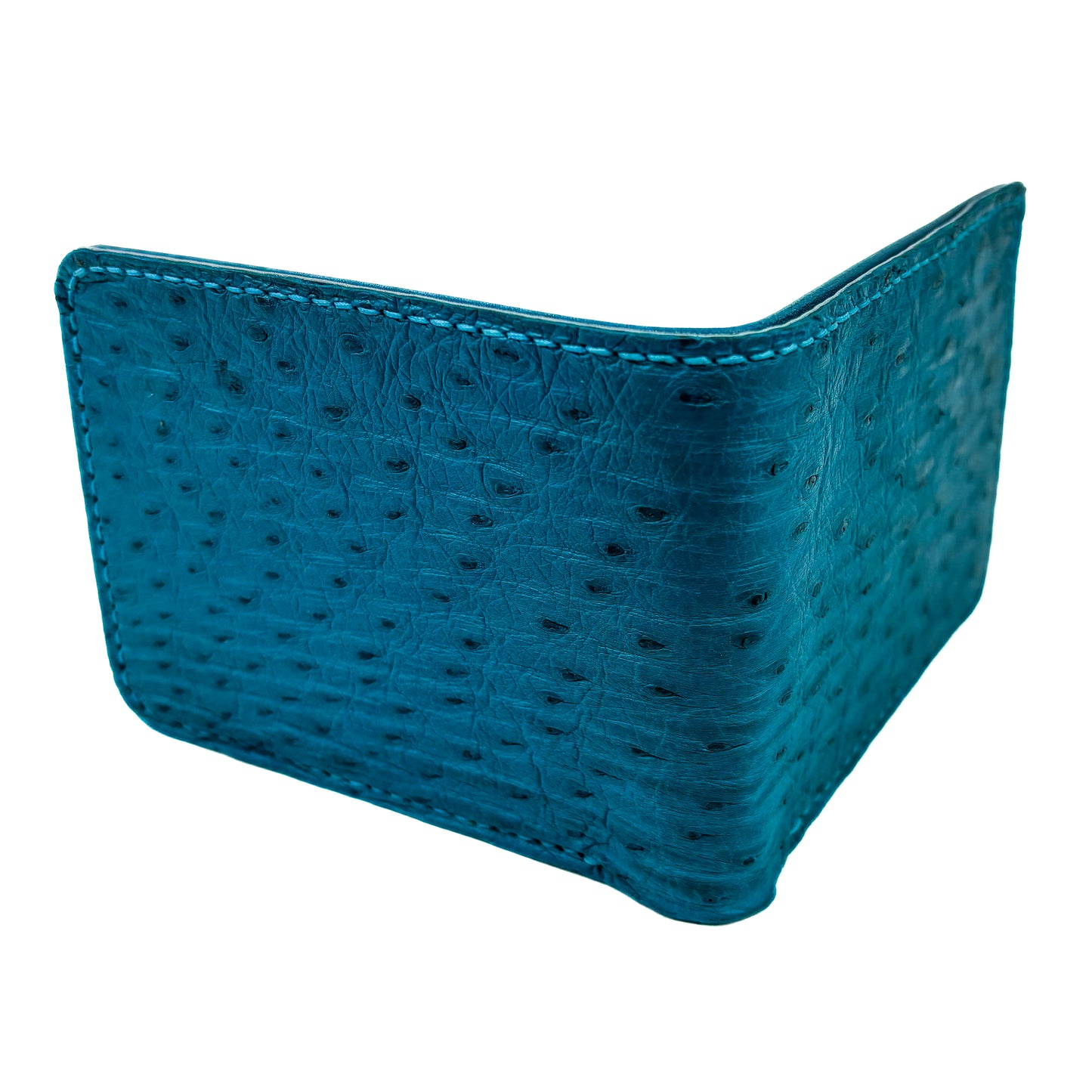Honolulu Blue Ostrich Billfold