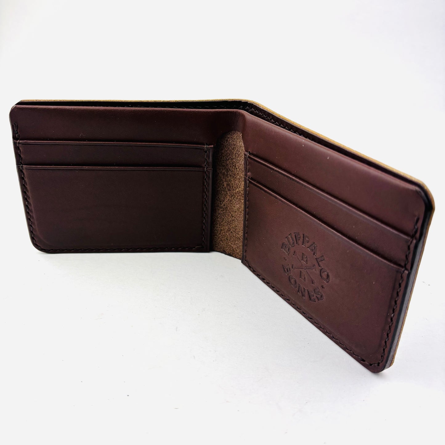 Safari brown Cape Buffalo Billfold