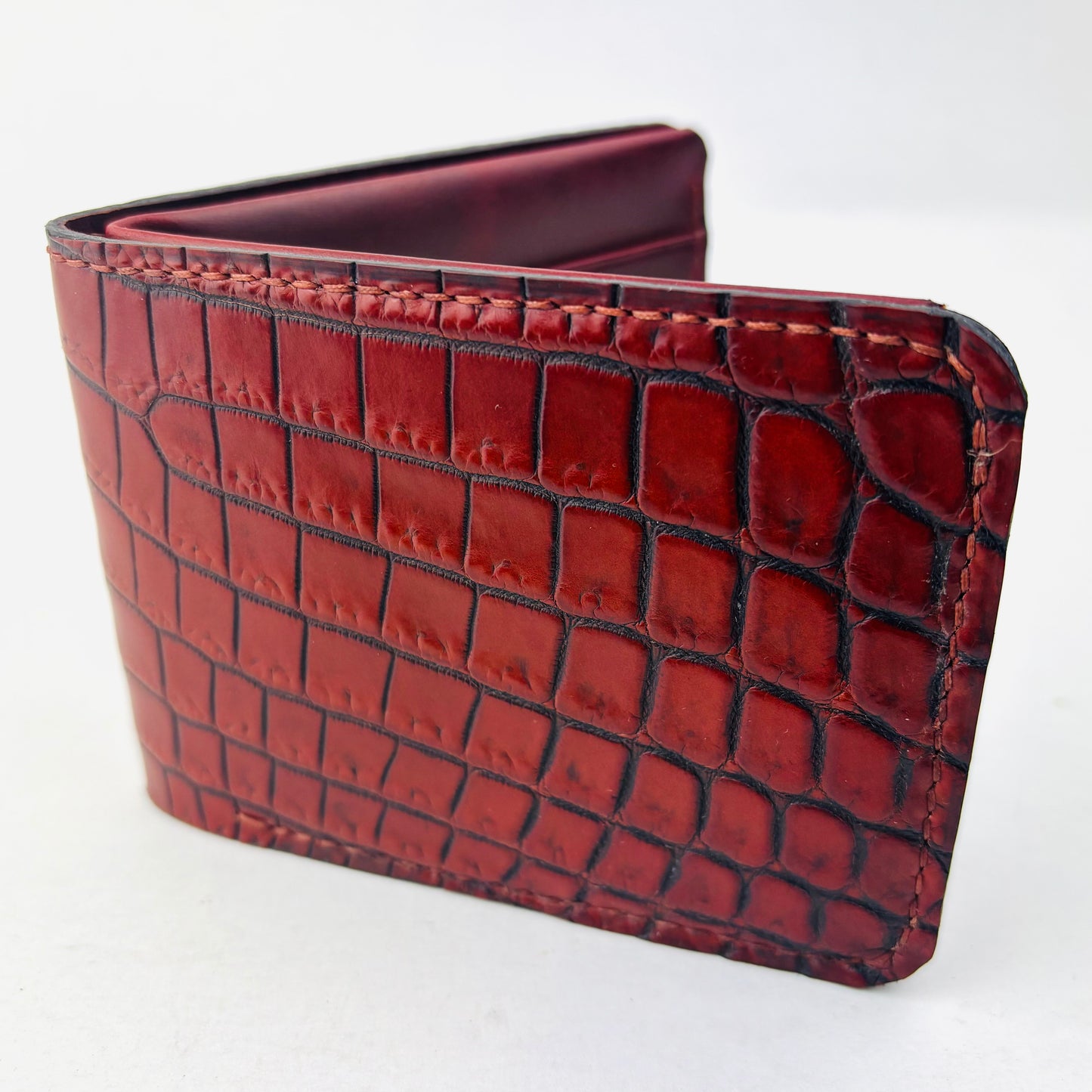 Antique Auburn Gator Billfold
