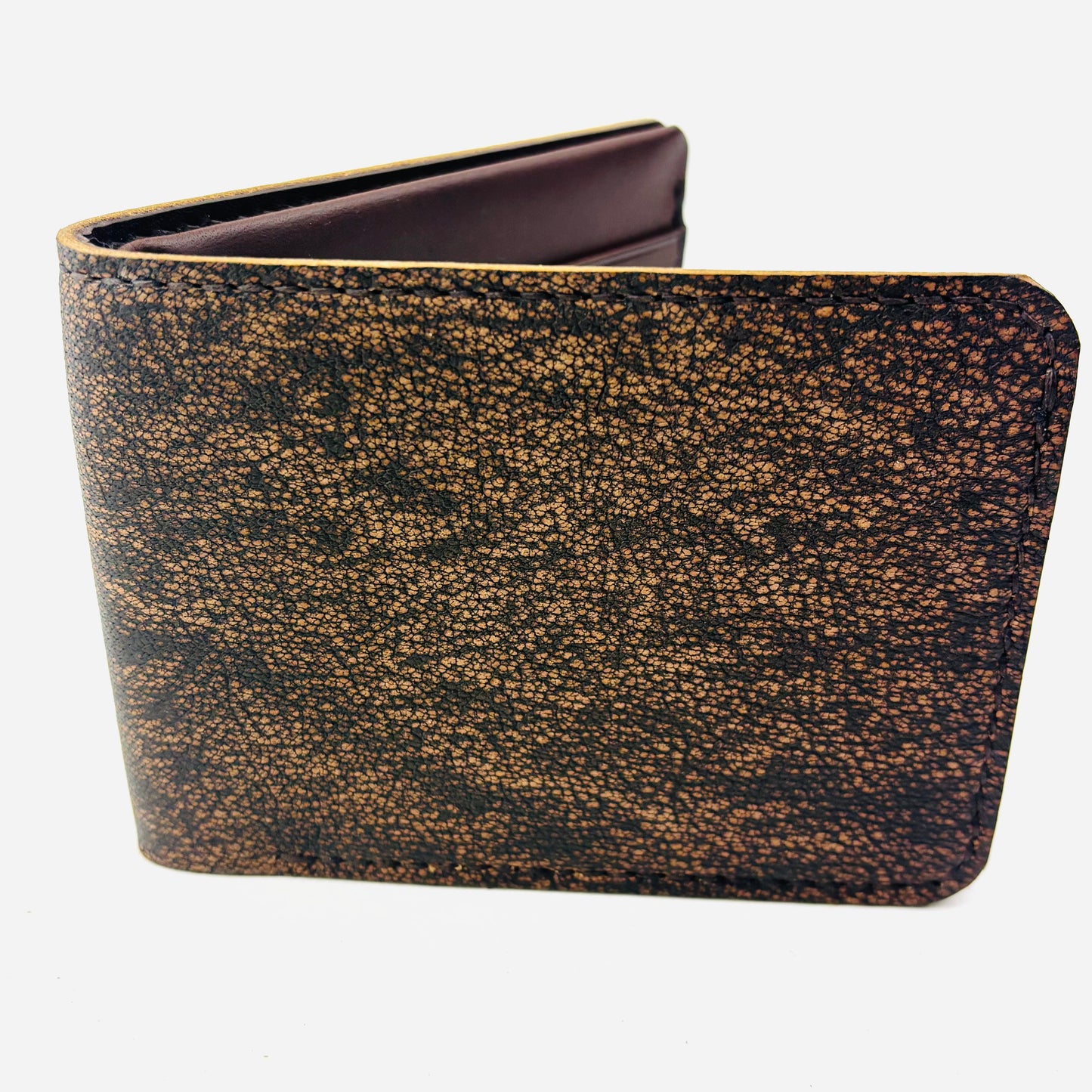 Safari brown Cape Buffalo Billfold