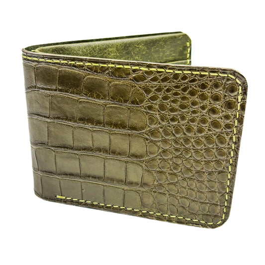 Olive Gator Billfold