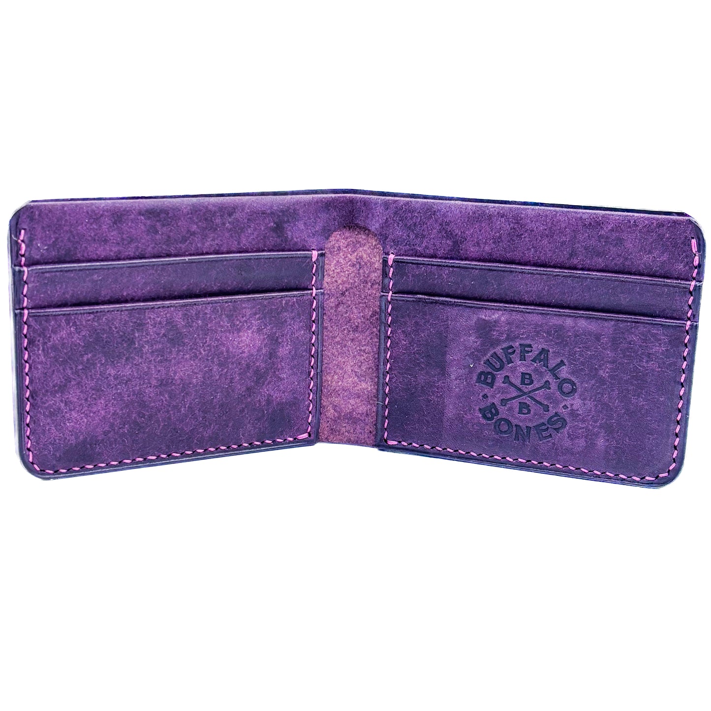 Purple Ostrich Billfold