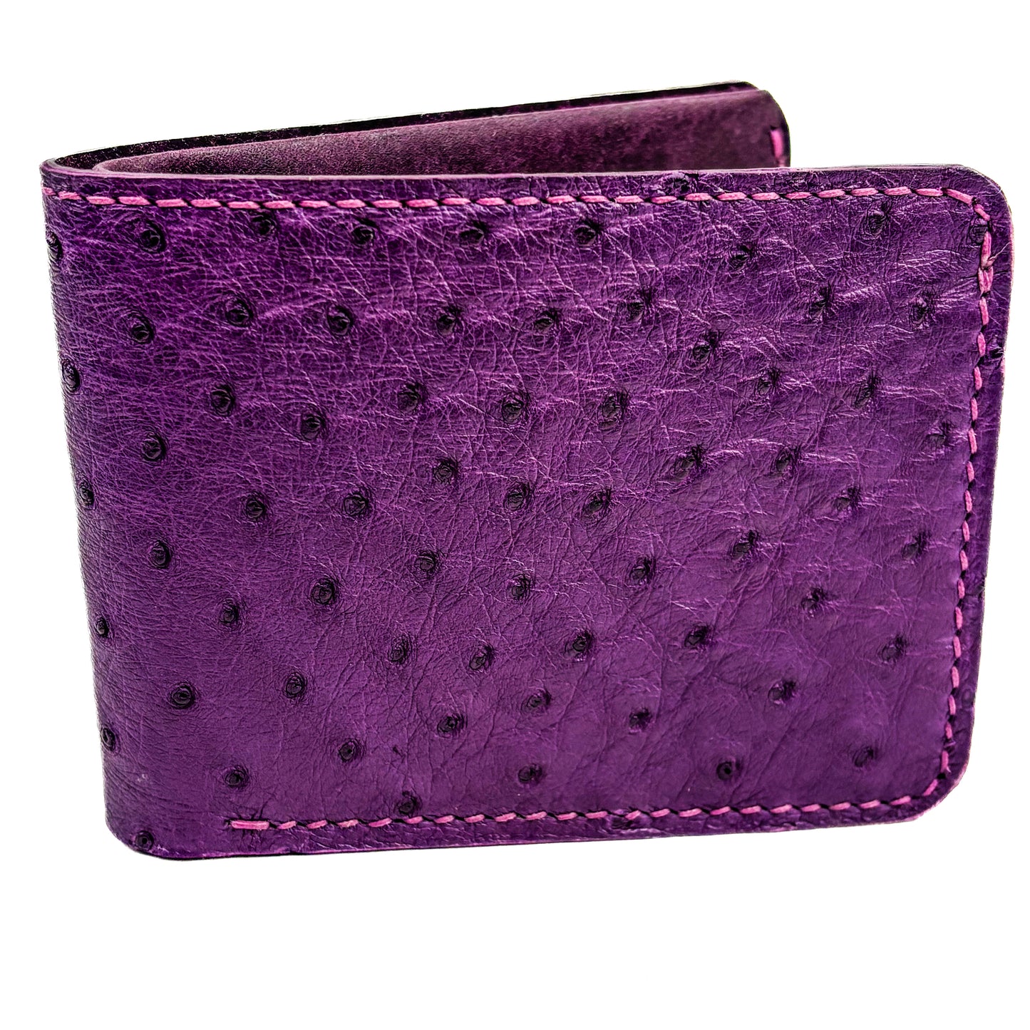 Purple Ostrich Billfold