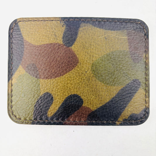 Camo Leather Pocket Wallet