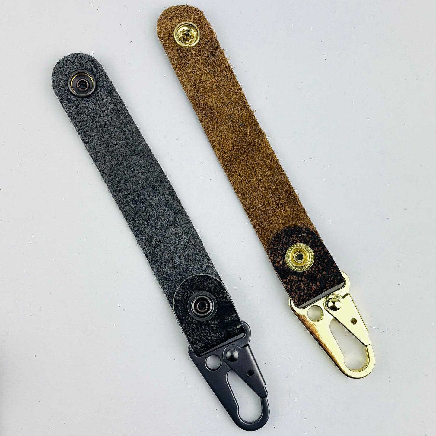 Two tone Cape buffalo key chains